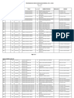 Programación de cursos de educación general