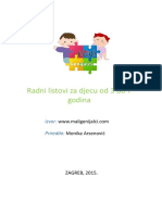 161 Svi Radni Listovi Za Djecu Od 3 Godine PDF