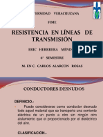 Resistencia en Lineas de Transmision