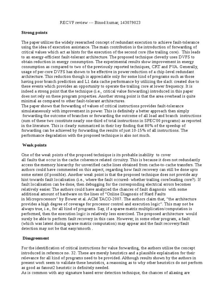 Recvf | PDF | Cpu Cache | Thread (Computing)