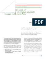 Representaciones Sobre La Escolaridad de Las Familias Migrantes Peruanas en Buenos Aires