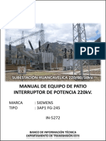 Manual de Equipo de Patio interruptor de potencia 220kv.pdf