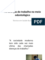 Doenças Ocupacionais - Odontologia