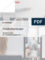FortiAuthenticator Student Guide-Online