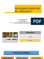 Neuropsicología Cognitiva Del Lenguaje Ii PDF