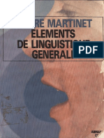 Eléments de Linguistique Générale - André Martinet