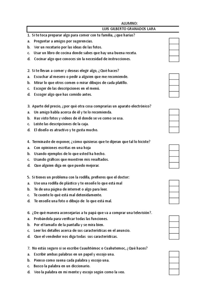 test-vark-libre-pdf-internet-aprendizaje