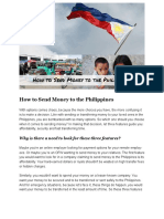 How To Send Money To The Philippines