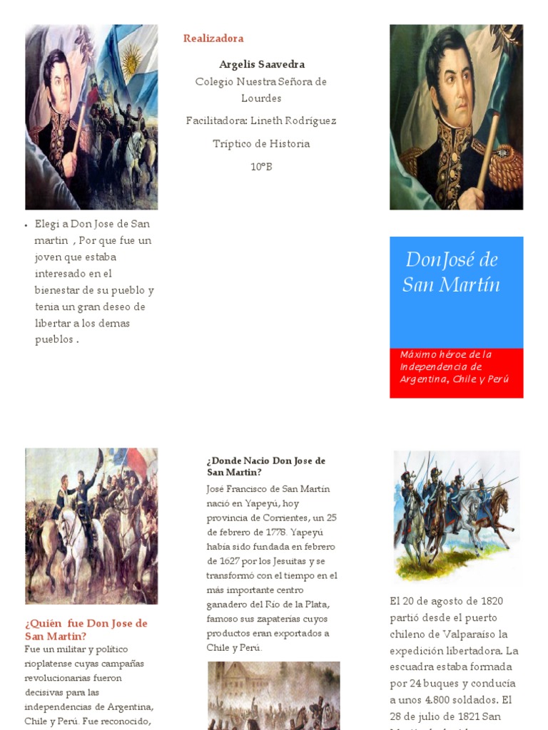 Don Jose de San Martin | PDF | Perú | América del Sur