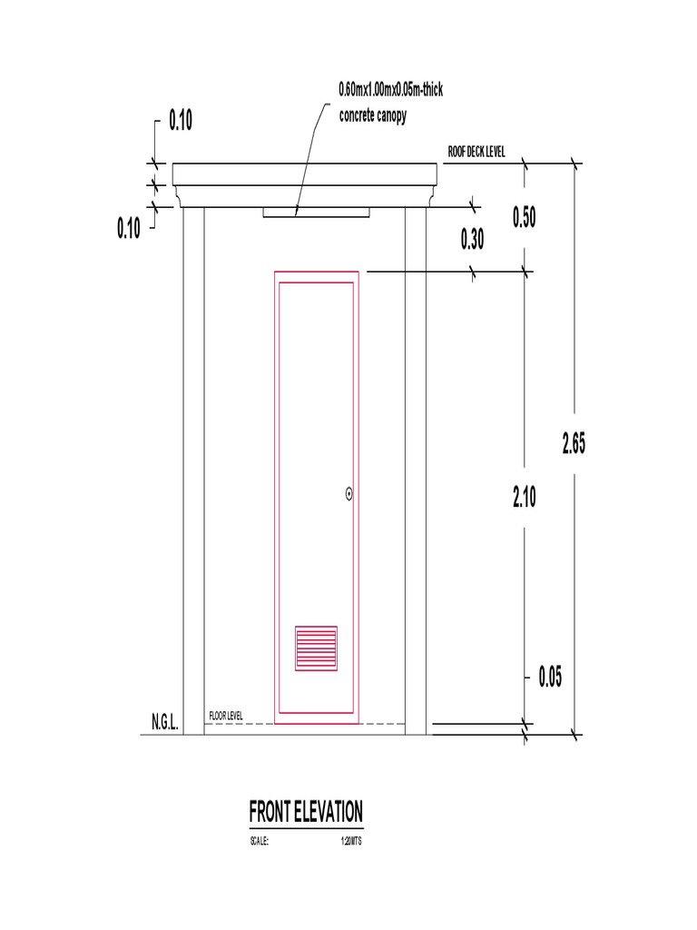 Concrete Canopy Dimensions and Design | PDF