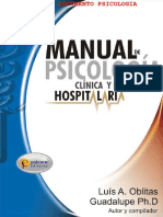 Manual de Psicologia Clinica y Salud Hospitalaria by Luis Vallester Psicologia Documento