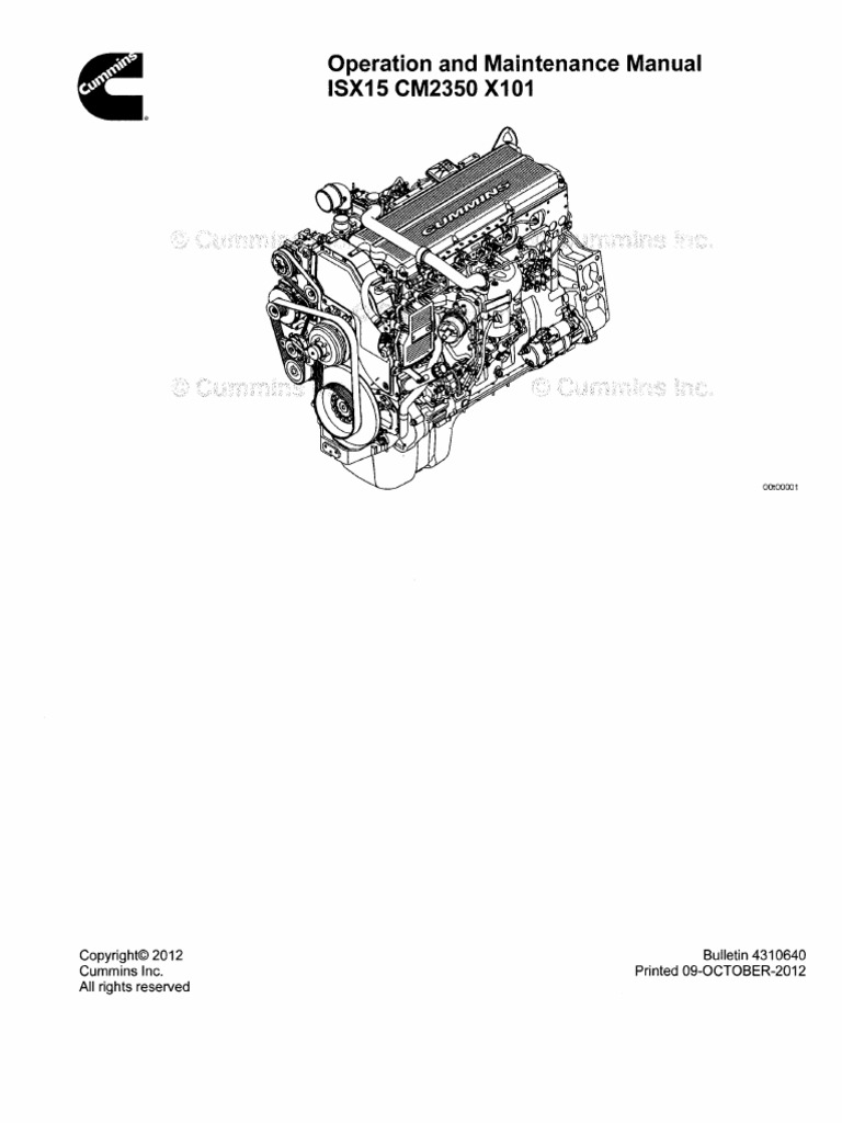 Cummins Isx15 CM2350 4310640-RS | PDF | Abrasive | Piston