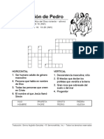 Pedro Crucigrama PDF