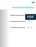 PRETENSADO MULTIFILAR. TENDONES. Appendix Technical Data and Dimensions