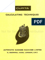 CURTA - Calculating Techniques