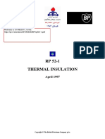 BP Thermal Insulation - Rp52-1