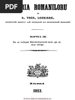 Istoria Romanilor Vol 3 - Treboniu Laurian | PDF