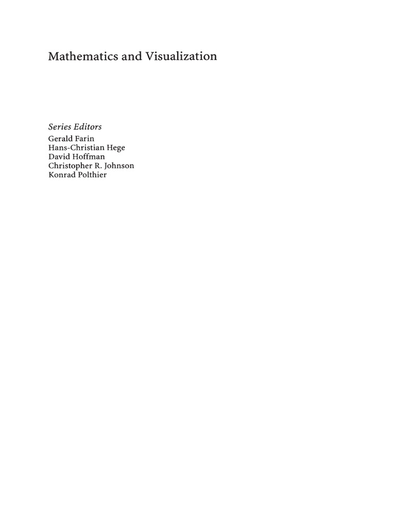 Mathematics and Visualization | PDF | Projective Geometry | Hyperbolic ...