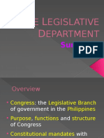 Thelegislativedepartment 100821114229 Phpapp02