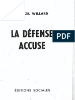 Willard La Défense Accuse Troisième Édition 1955