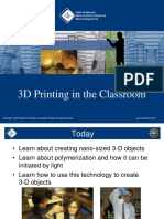 3D Printing in The Classroom: Last Modified 2/10/12