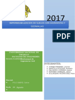 Impermeabilización Del Suelo Con Geomantas y Geomallas