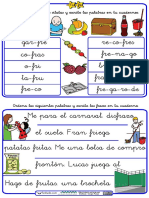 Ordenar Palabras y Frases Con Trabadas FR PDF