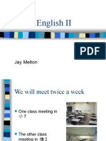 Basic English II: Jay Melton