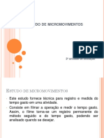 Estudo de Micromovimentos