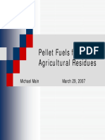 Pellet Fuels From Agricultural Residues, Michael Main