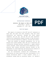 Call For Papers - Aviation - The Impact On Time and Space - Forum LPAZ