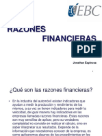 Razones Financieras - Ebc