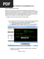 Stata Absolute Beginners