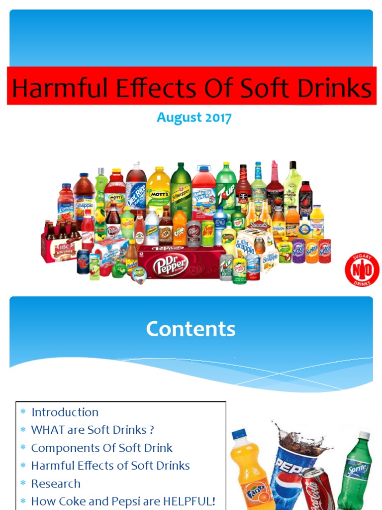 Harmful Effects of Soft Drinks More Detailes PDF Carbonated Water