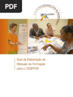 Guia de Elaboracao de Manuais de Formacao Para o CENFFOR