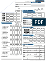 Starfinder RPG - Character Sheet