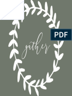 Gather Printable Green