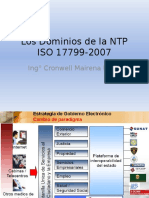 Los Dominios de La NTP ISO 17799 2007