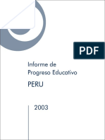 Informe de Progreso Educativo Perú (1993-2003) PDF
