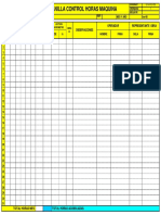 Planilla Control Horas Maquina PDF