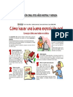 Cómo Hacer Una Bueena Exposición Oral