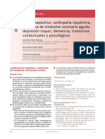 Cardiopatia Isquemica Manejo-Depresión Mayor-Demencia