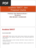 Analisis SWOT, BEP Dan