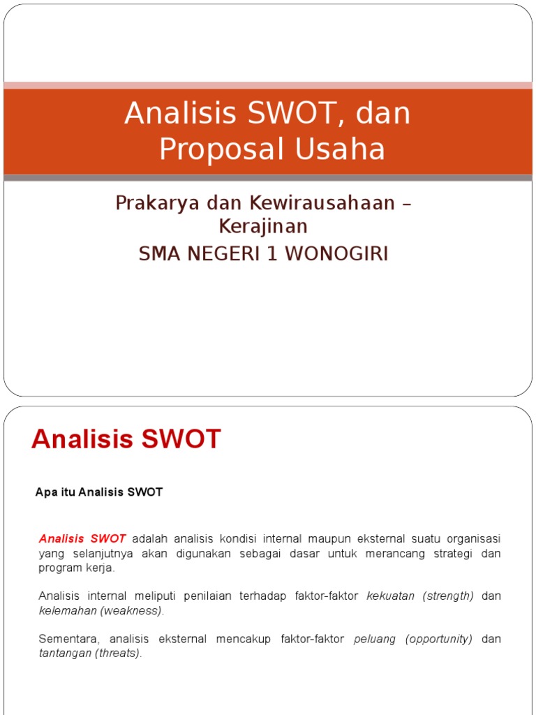 Analisis Swot Bep Dan