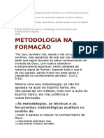 Metodologia Na Formaçao-Rcc