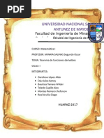 Teoremas Sobre Funciones Derivables