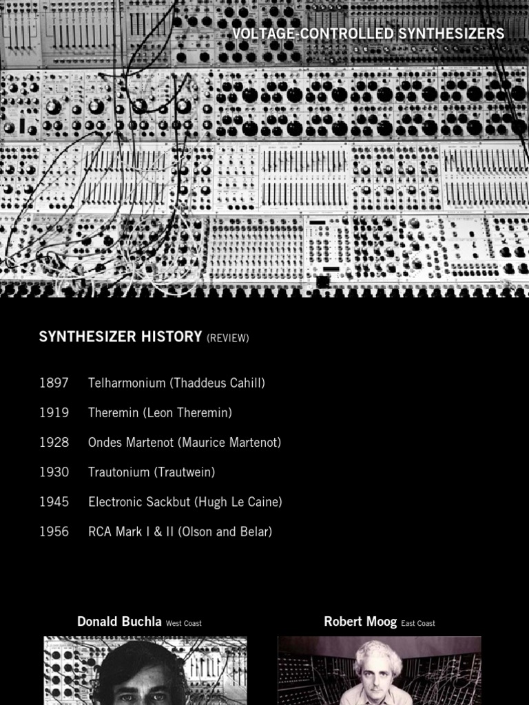 Synthesizers PDF Synthesizer Electronic Music