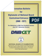 DNB CET Information Bulletin 2017