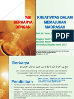 Motivasi Berkarya Dengan Kreativitas Dalam Memajukan Madrasah-V1