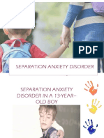 Separation Anxiety Disorder 